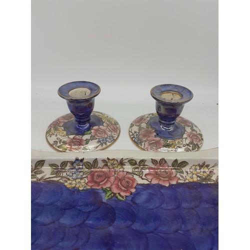 362 - A 4 PIECE OF MALING WARE IN RASING PATTERN