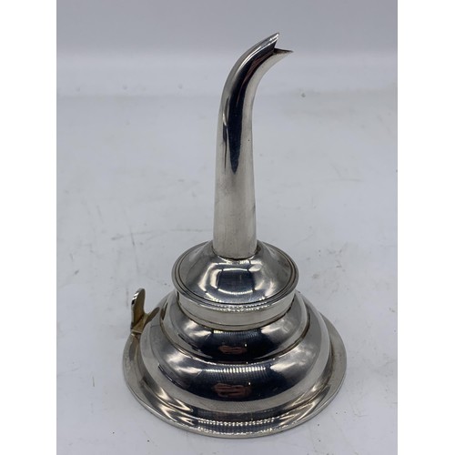 401 - 2 SILVER PLATED FUNNEL WITH SIEVES