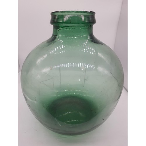 402 - A GREEN GLASS CARBOY 14