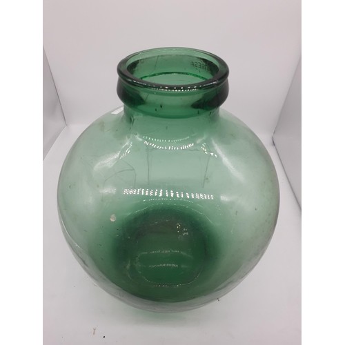 402 - A GREEN GLASS CARBOY 14