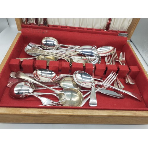 481 - A CASED SET OF MIXED CUTLERY