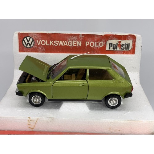 622 - A POLISTIL 1/25 SCALE MODEL OF A VOLKSWAGEN POLO IN PRISTENE CONDITION WITH ORIGINAL BOX