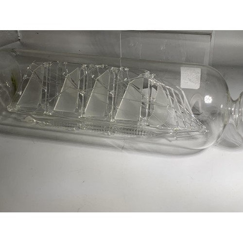 741 - GLASS SHIP IN BOTTLE