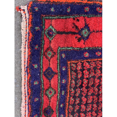 770 - HIGH QUALITY AFGAN RUG MEASURES 274 x 153