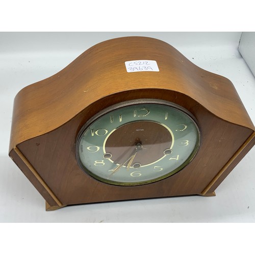 777 - A SMITHS MANTLE CLOCK