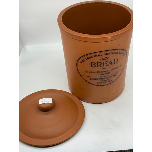 789 - A TERRACOTTA  BREAD BIN 13