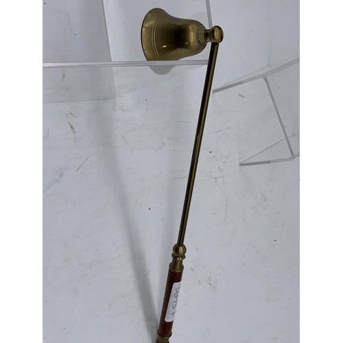 796 - A BRASS CANDLE SNUFFER