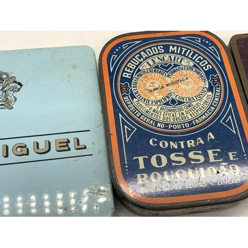 803 - 3 OLD ADVERTISING TINS