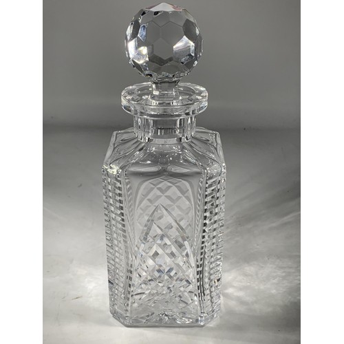 707 - A KILLARNEY CRYSTAL WHISKEY DECANTER 9in Tall