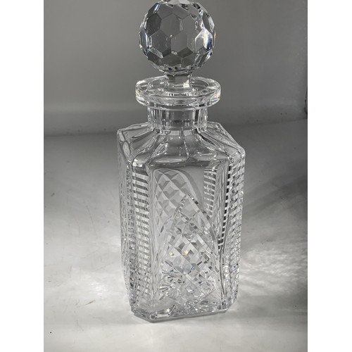 707 - A KILLARNEY CRYSTAL WHISKEY DECANTER 9in Tall