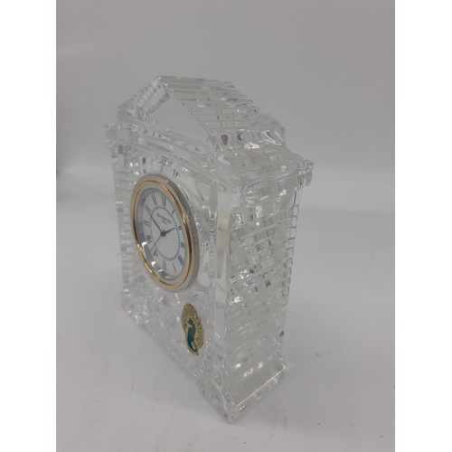 721 - A 4.5 INCH WATERFORD CLOCK