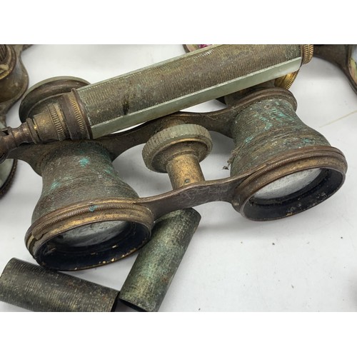 734 - 4 PAIR OF OPERA GLASSES