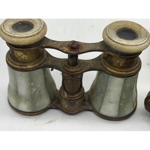 734 - 4 PAIR OF OPERA GLASSES