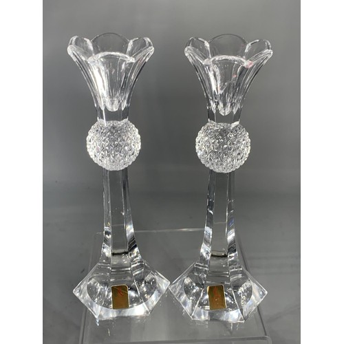 25 - NATCHTMANN THISTLE CANDLESTICKS 7IN