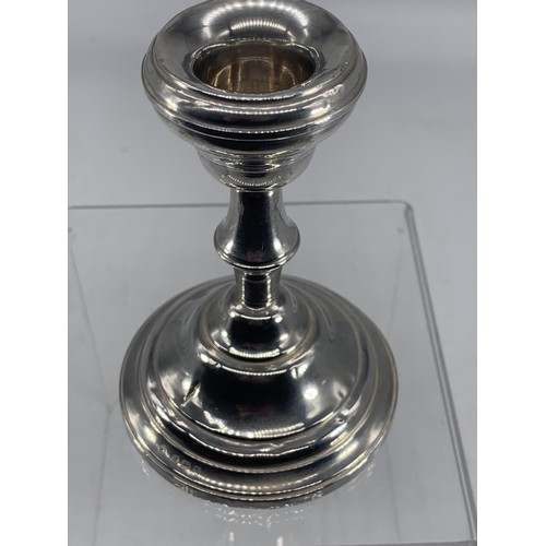 650A - 1915 BIRMINGHAM SIVER CANDLESTICKS