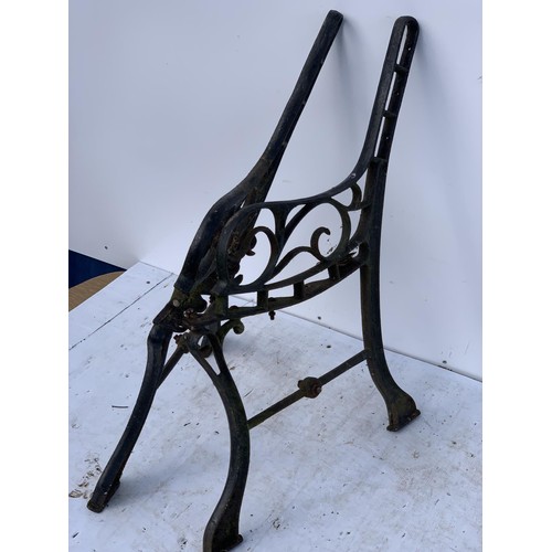 670A - CAST GARDEN BENCH ENDS