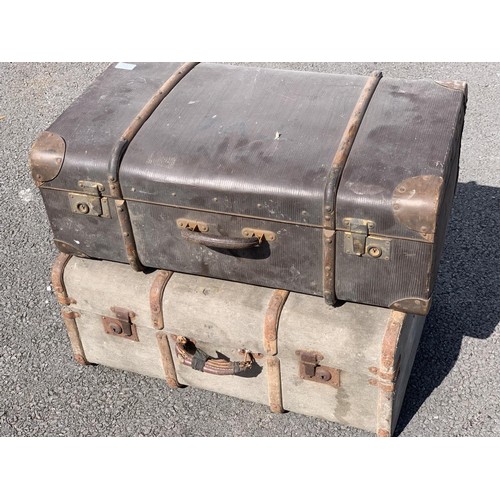 13 - 2x TRAVEL TRUNKS