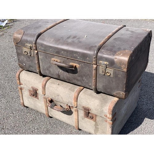 13 - 2x TRAVEL TRUNKS