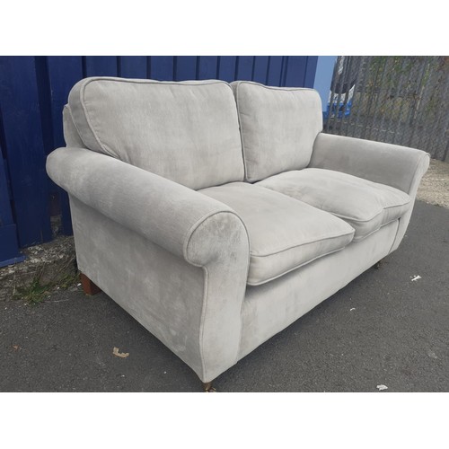 107 - GREY CLOTH 3 SEATTER SOFA