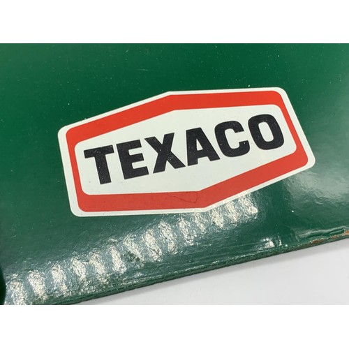 111 - 2 VINTAGE TEXACO CLIP BOARDS