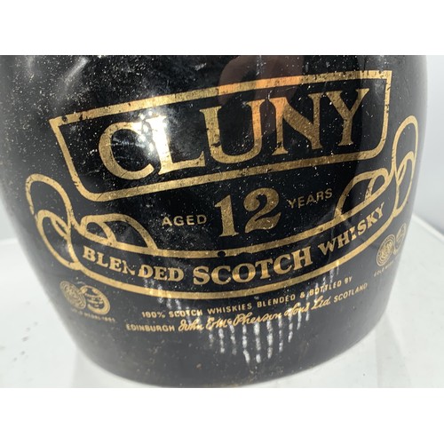 131 - CLUNY 12 YEARS BLENDED SCOTCH WHISKEY DECANTER