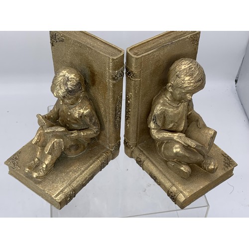 135 - 2 PAIR OF BOOKENDS