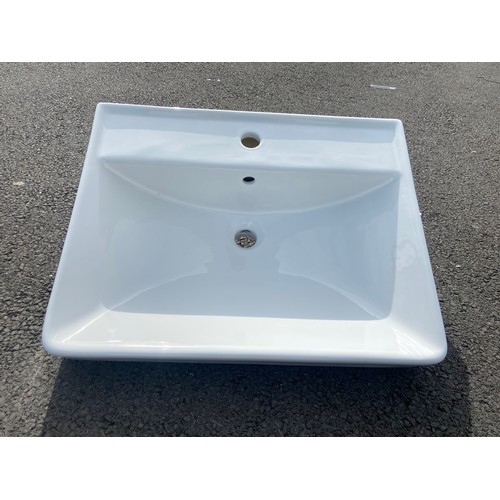 153 - NEW CERAMIC BATHROOM SINK