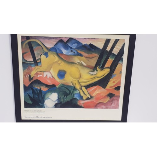 101 - FRANZ MARC PRINT THE YELLOW CW 34X29.5