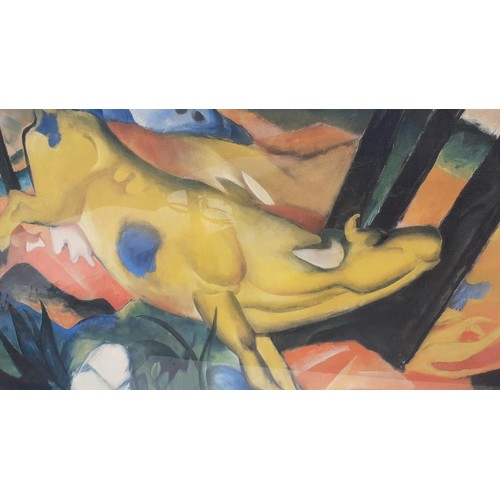 101 - FRANZ MARC PRINT THE YELLOW CW 34X29.5