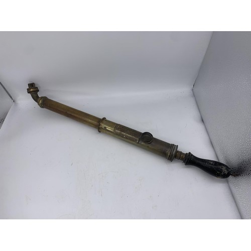 118 - A VINTAGE DRON WALL (BRASS SPRAYER)