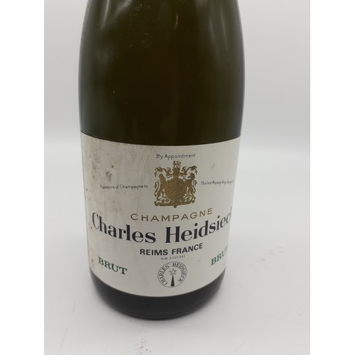 517 - A BOTTLE OF CHARLES HEIDSIECK CHAMPAGNE