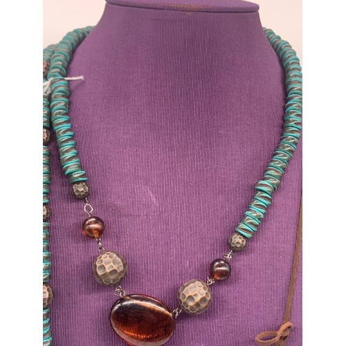 622 - 2 VIVIAN WALSH VINTAGE NECKLACE