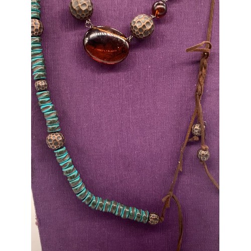 622 - 2 VIVIAN WALSH VINTAGE NECKLACE