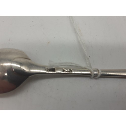 671 - SOLID SILVER TEASPOON