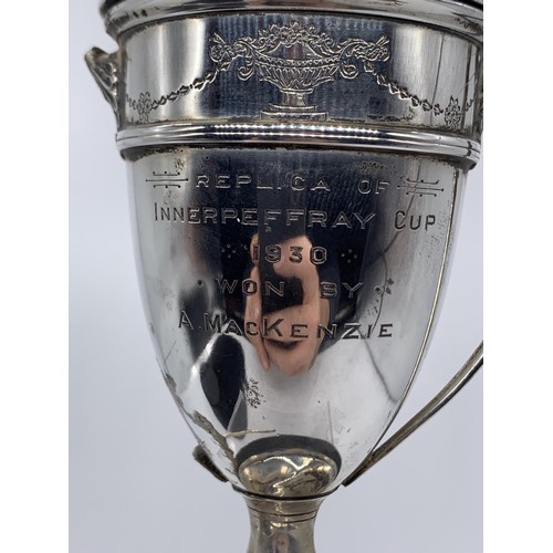 698 - A 1930 BIRMINGHAM SILVER CUP  REPLICA OF INNEPERFARRY CUP 169.9grms