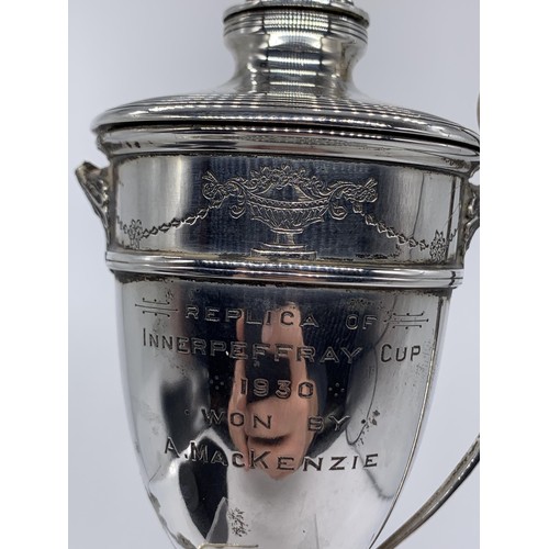 698 - A 1930 BIRMINGHAM SILVER CUP  REPLICA OF INNEPERFARRY CUP 169.9grms