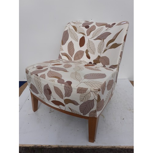 553 - PATTENED SIDE CHAIR