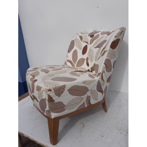 553 - PATTENED SIDE CHAIR