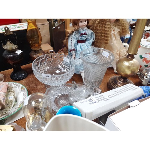 535 - A VERY LARGE MIXED TABLE LOT