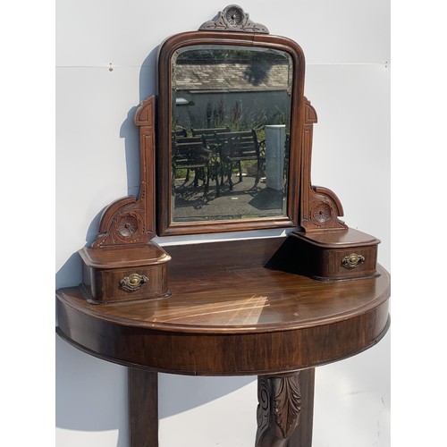 764 - VICTORIAN MAHOGANY DUCHESS DRESSING TABLE MEASURES A NEAT SIZE OF 3FT x 51