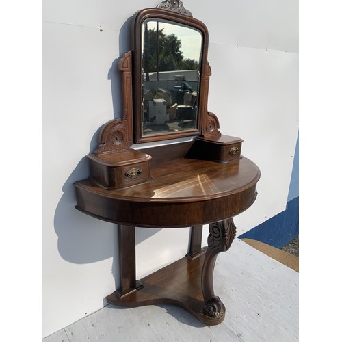 764 - VICTORIAN MAHOGANY DUCHESS DRESSING TABLE MEASURES A NEAT SIZE OF 3FT x 51