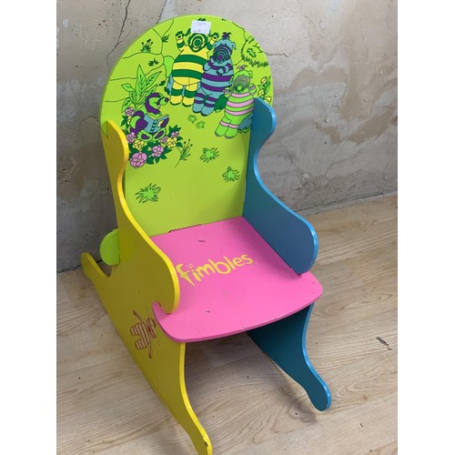 22 - A CHILDS ROCKING CHAIR