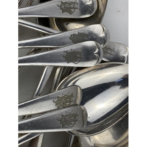 43 - ANTIQUE CRESTED CUTLERY