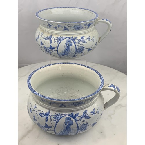 133 - A MATCHING PAIR OF ROCK OF AGES POTS BY CROWN POTTERY