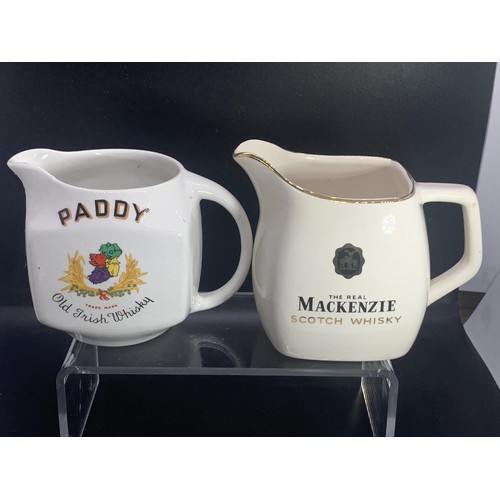 83 - 2 OLD PUB JUGS PADDY OLD IRISH WHISKEY AND MACKENSIE SCOTCH WHISKY