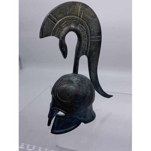 120 - BRONZE SPARTAN HELMET 4.5