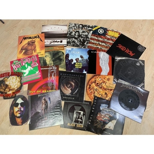 124 - A SELECTION OF HEAVY METAL LPs INCLUDING LIMITED EDITION AND METALLICA ,MEGADETH ETC