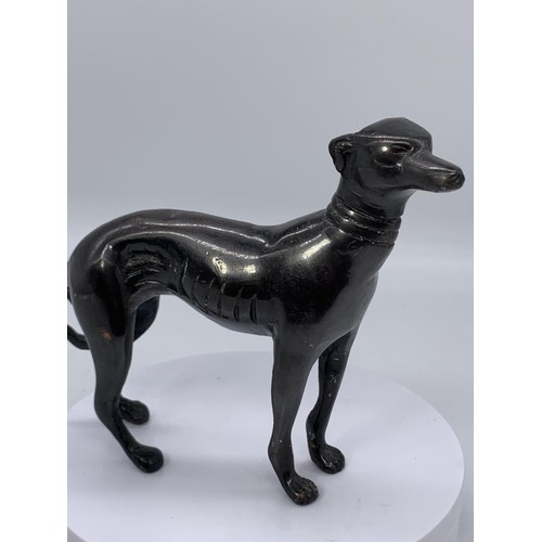 194 - A BRONZE GREYHOUND