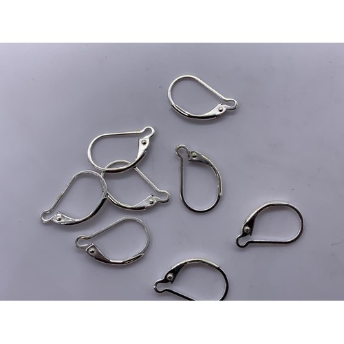 195 - 8 PAIRS OF SILVER EARRINGS