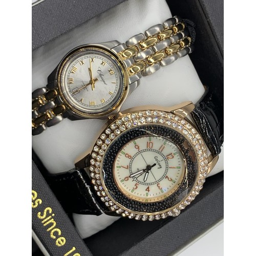 198 - A SWISS MADE LADIES AND GENTS WATCH SET